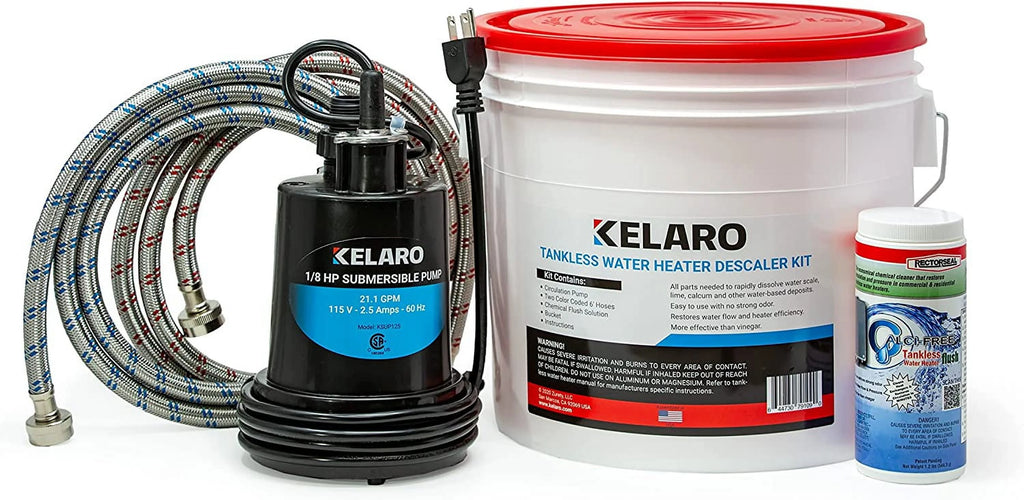 Tankless Water Heater Flushing Kit with Descaler P87981