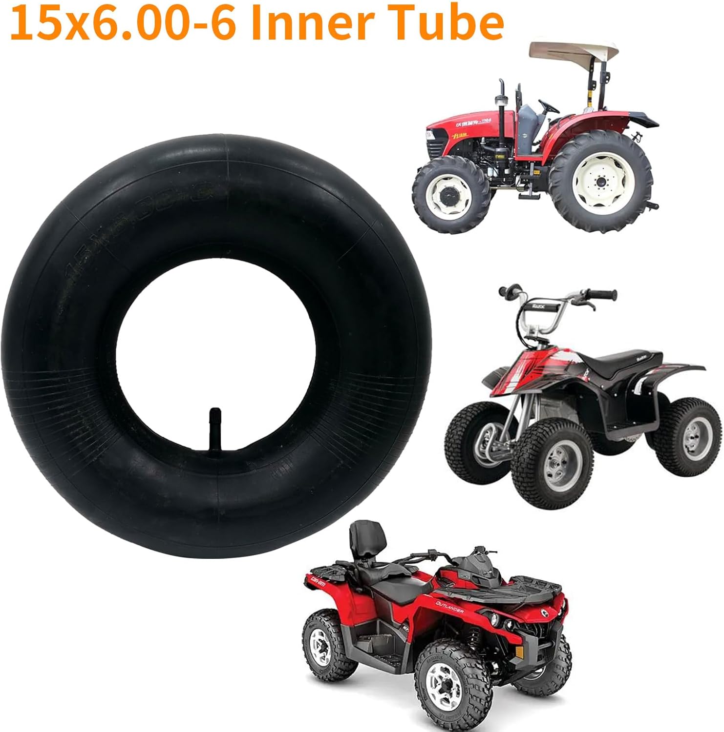 2PCS 15x6.00-6 Inner Tube with TR-13 Valve Stem G136082