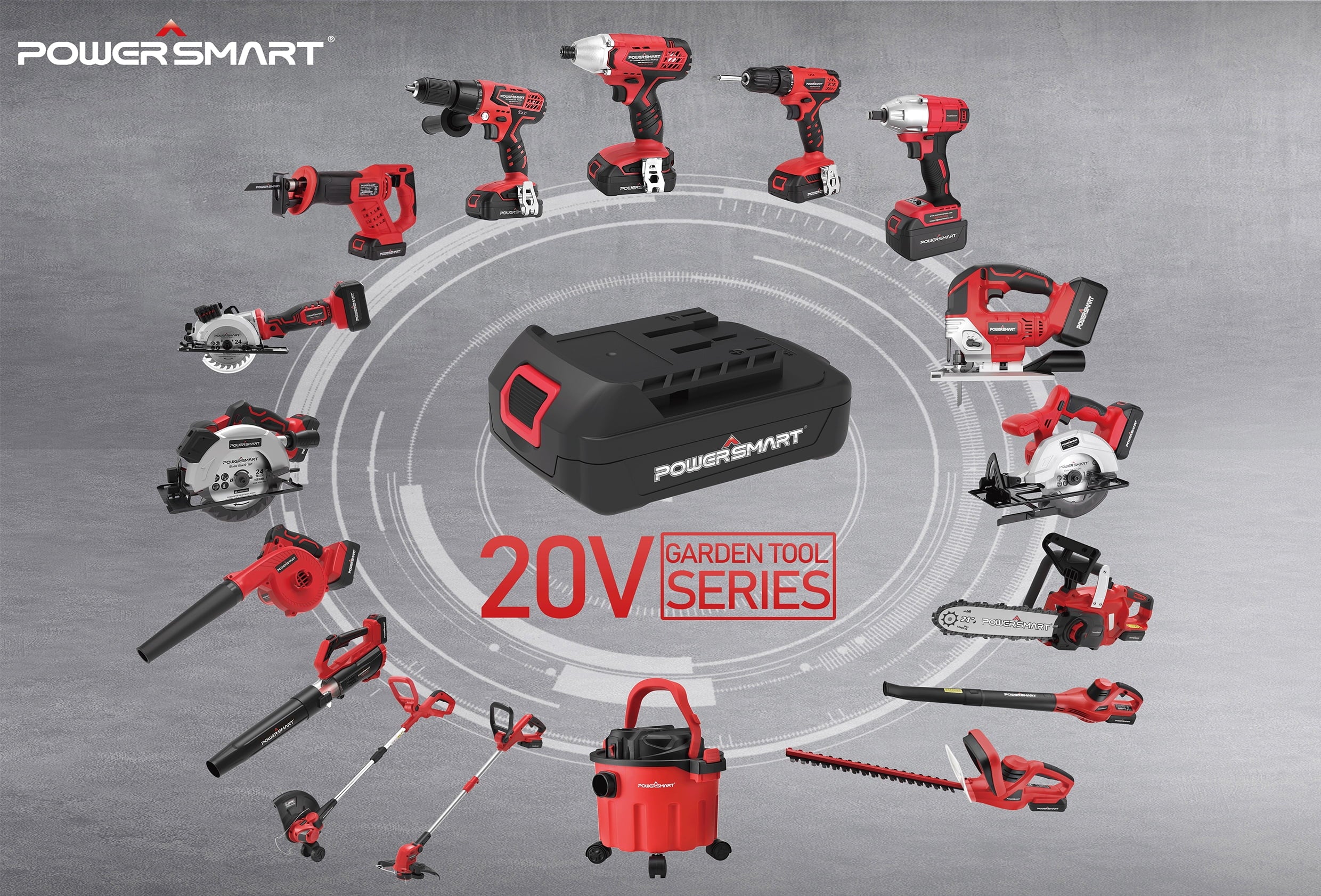 20V 12-inch Cordless String Trimmer with 2 Ah Battery and Charger Z125841