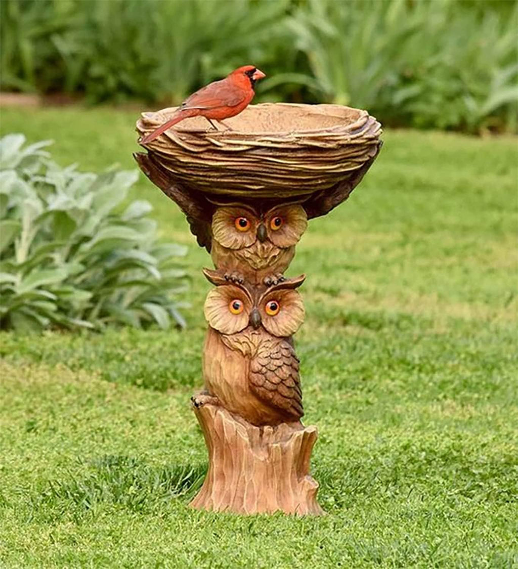 Resin Outdoor Bird Bath Bowl M207