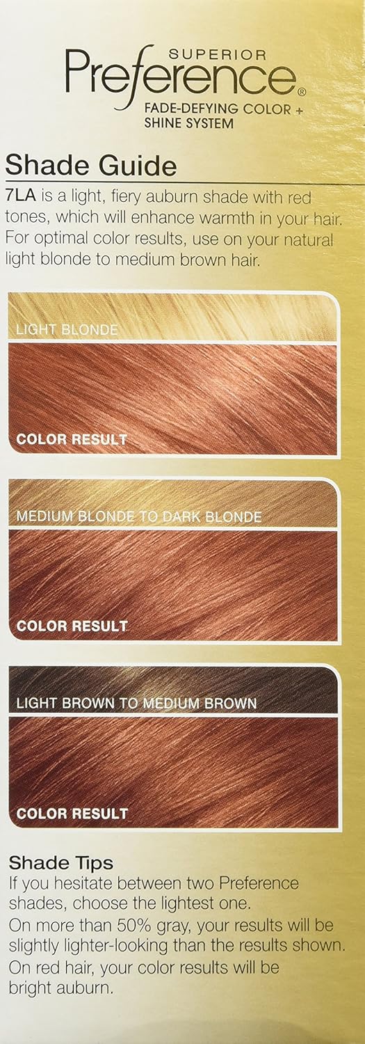 7LA Lightest Auburn Hair Color S302767