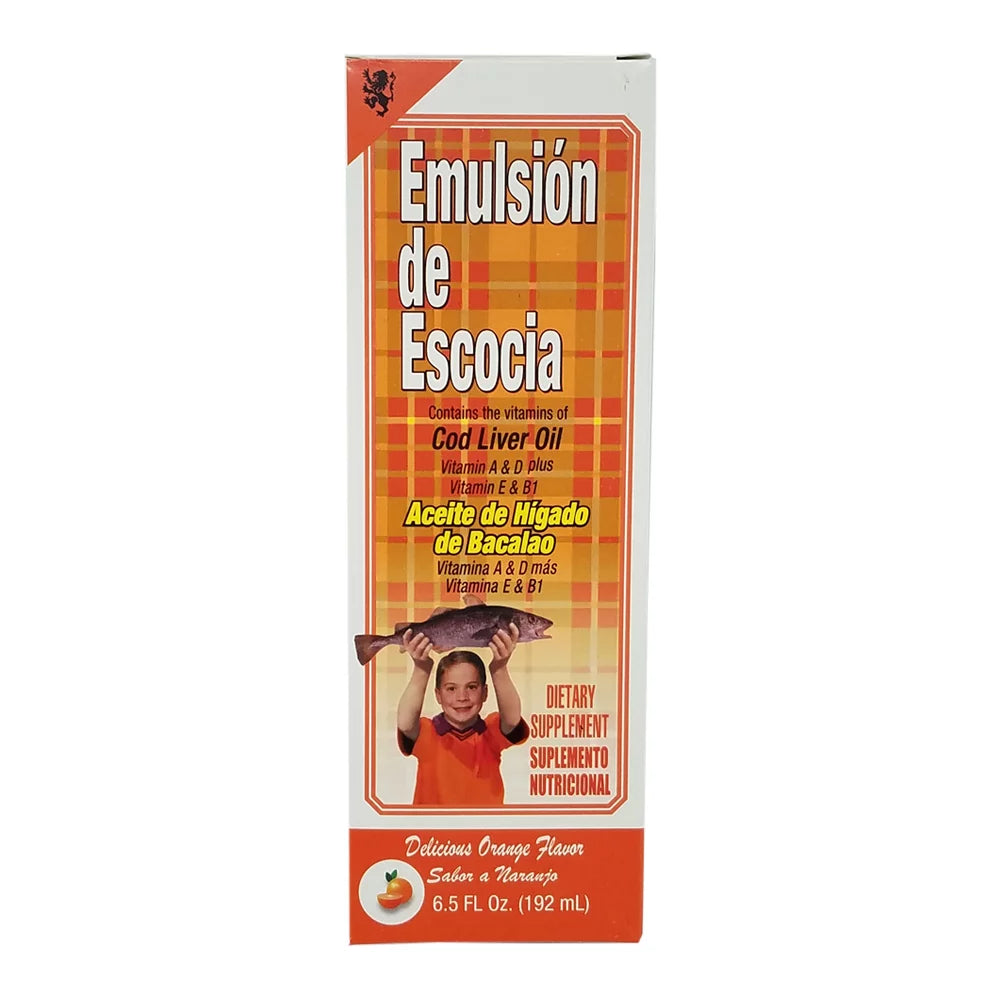 Orange Flavored Cod Liver Oil Dietary Supplement, Pack of 3 N60977