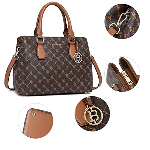 Medium Leather Top Handle Satchel Handbag Z896