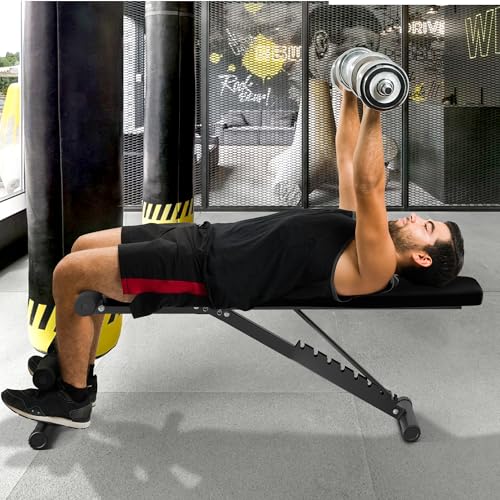 Adjustable Weight Bench Press with 700 LB Capacity Incline/Decline Bench C9326