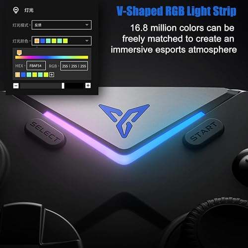 PC Controller with Hall Joystick and 6 Macros Buttons Q8125