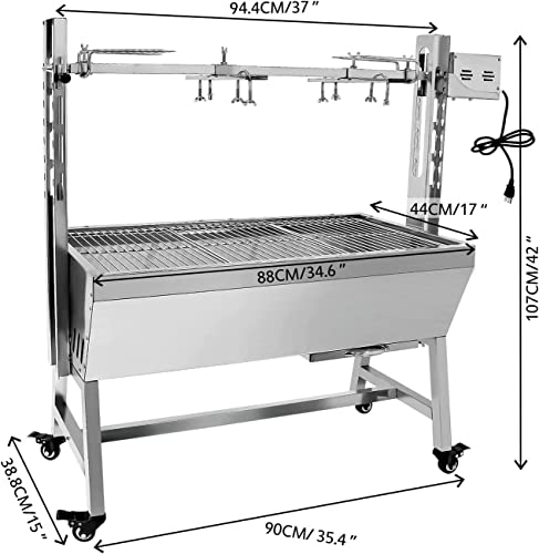 Stainless Steel Rotisserie Grill U27343