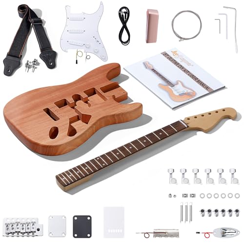 DIY Single Cut Electric Guitar Kit with Mahogany Body and Neck K6833