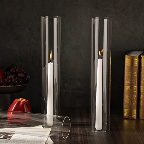 12 Pcs Clear Glass Candle Holder V4774