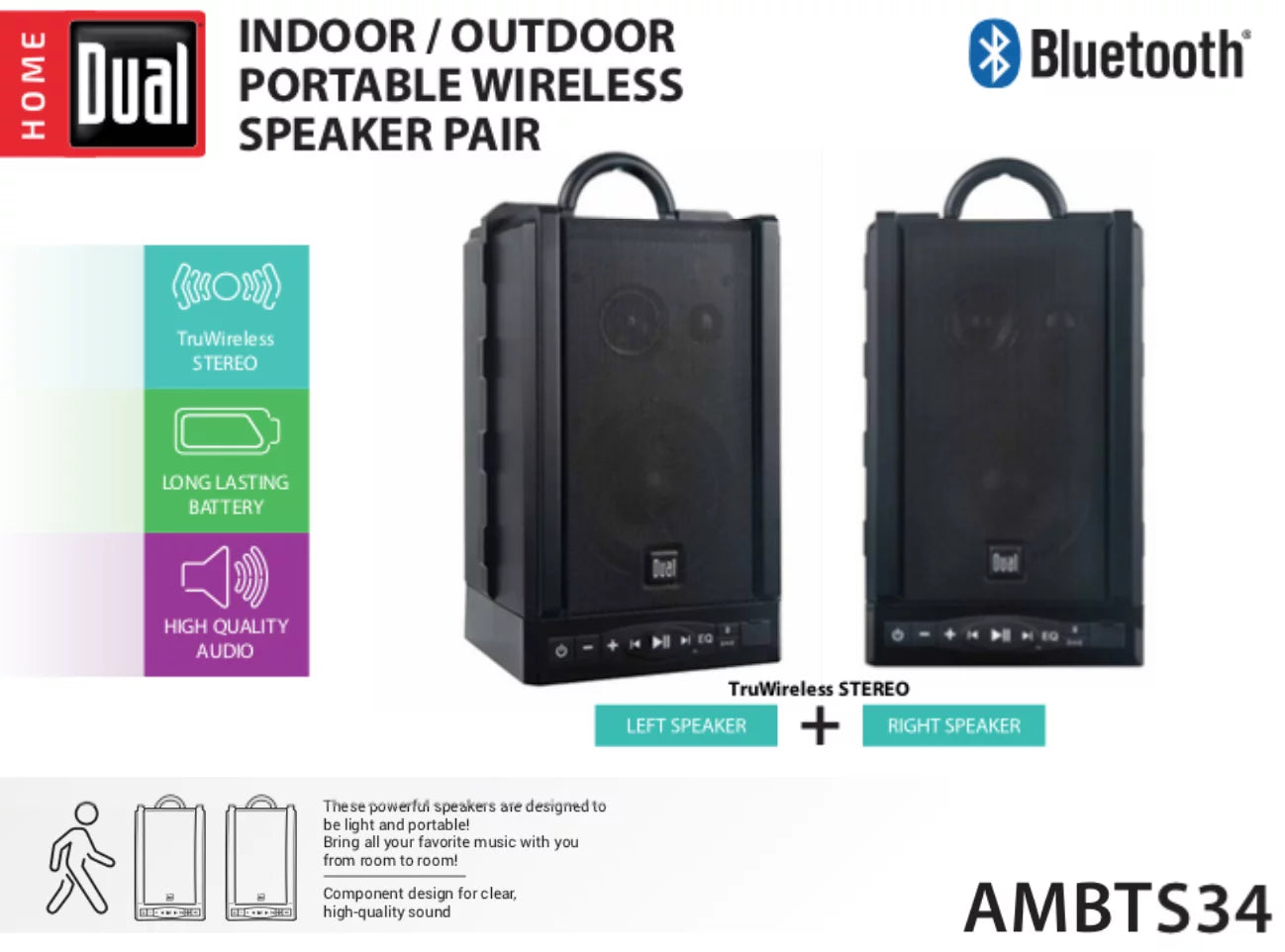 Wireless Portable Bluetooth Speakers B76525
