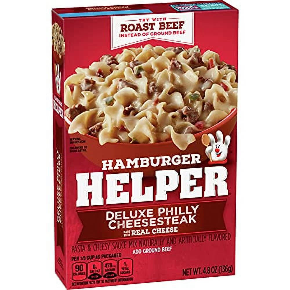 4.8 oz Deluxe Cheesesteak Pasta & Sauce Mix, Quantity of 8 A48796