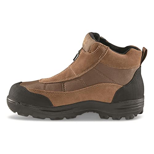 Men's Mid Zip Hiking Boots Waterproof Outdoor Shoes C165