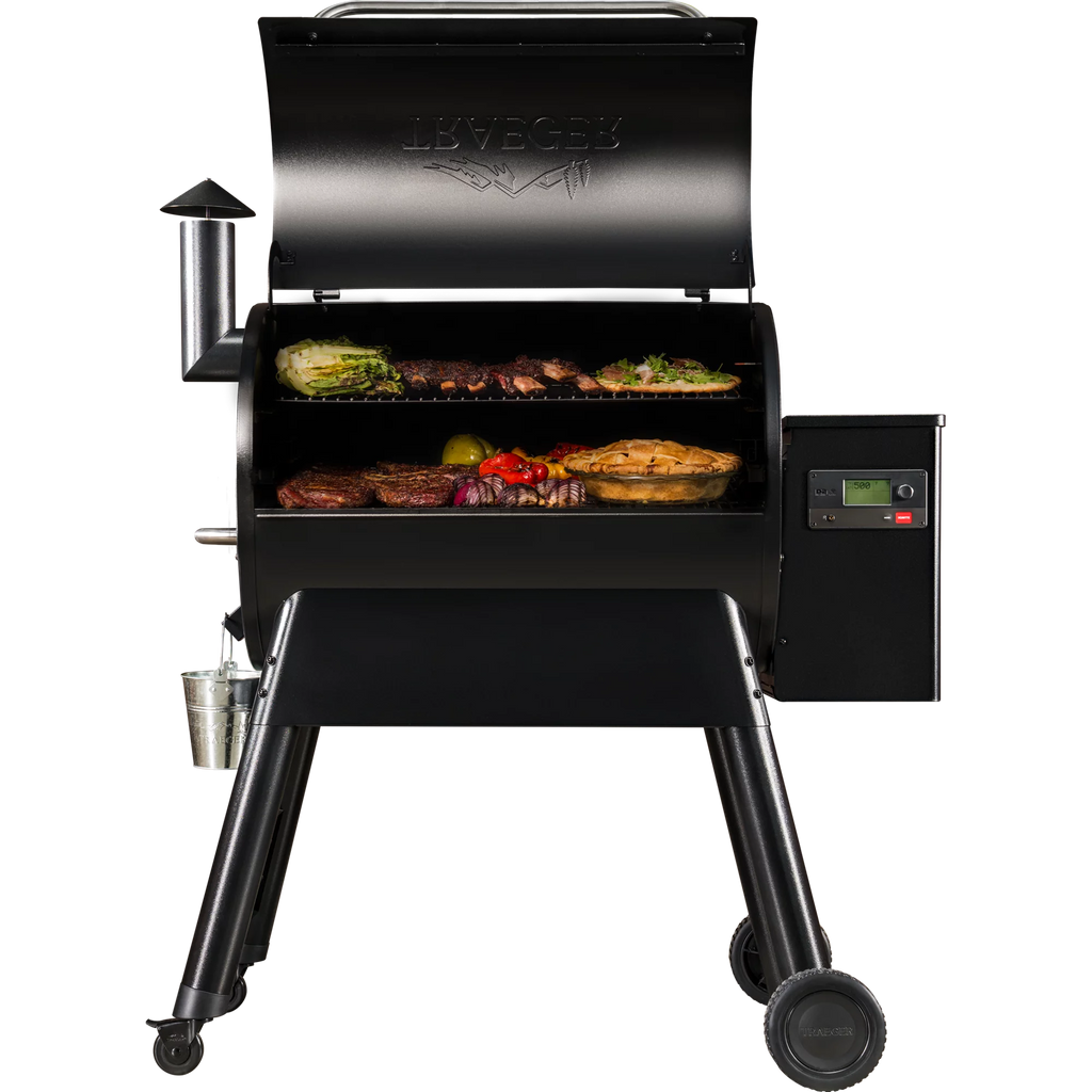 Black Wood Pellet Grill and Smoker V61685