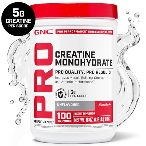 Creatine Monohydrate Powder, 5g Creatine Per Serving, 50 Servings R19083