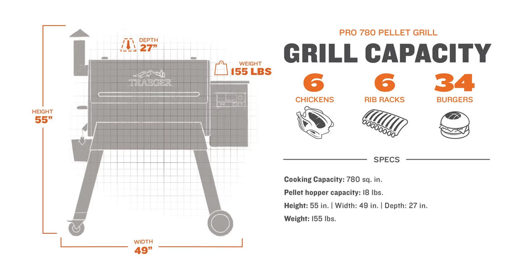 Black Wood Pellet Grill and Smoker V61685