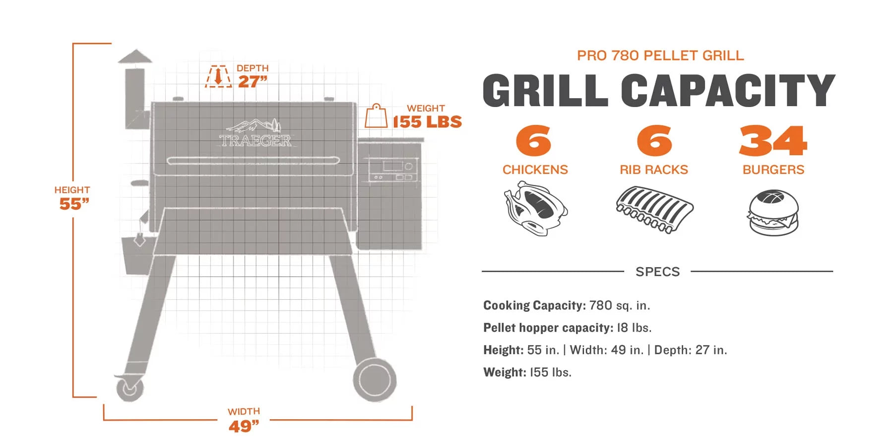 Black Wood Pellet Grill and Smoker V61685