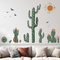 Green Plants Tropical Desert Cacti Wall Decals C1999