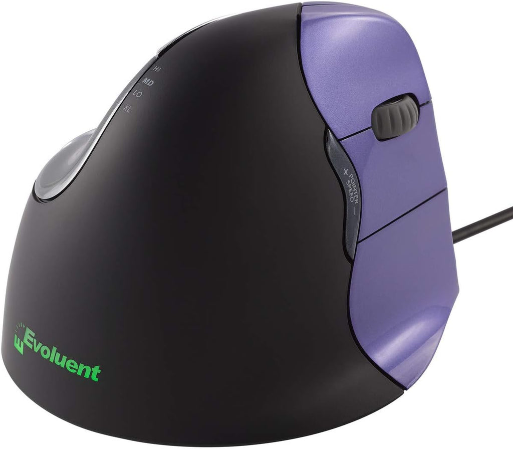 VerticalMouse 4 Right Hand Ergonomic Mouse with Wired USB Connection P2320