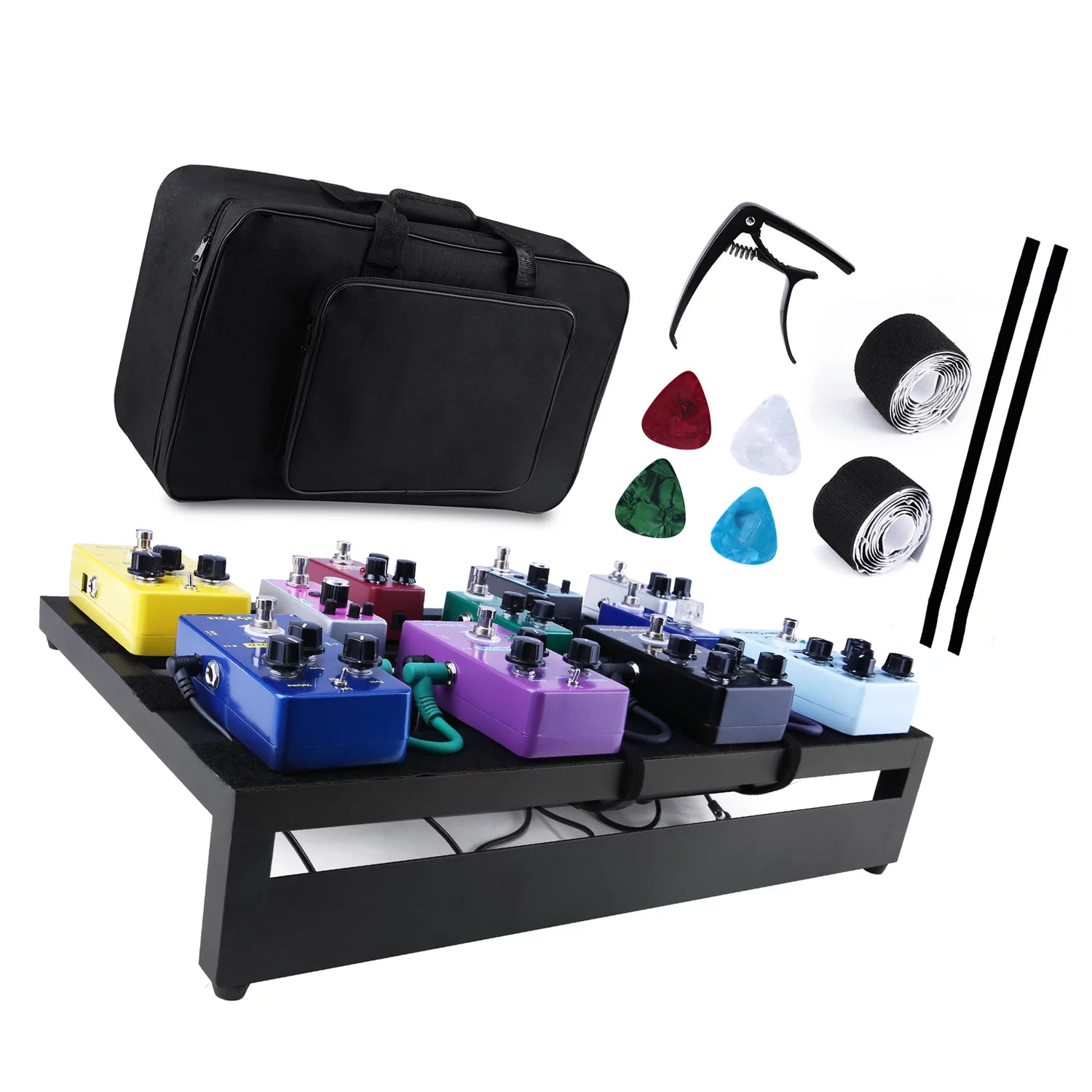 Large Aluminum Alloy Pedal Board with Carry Bag F5691
