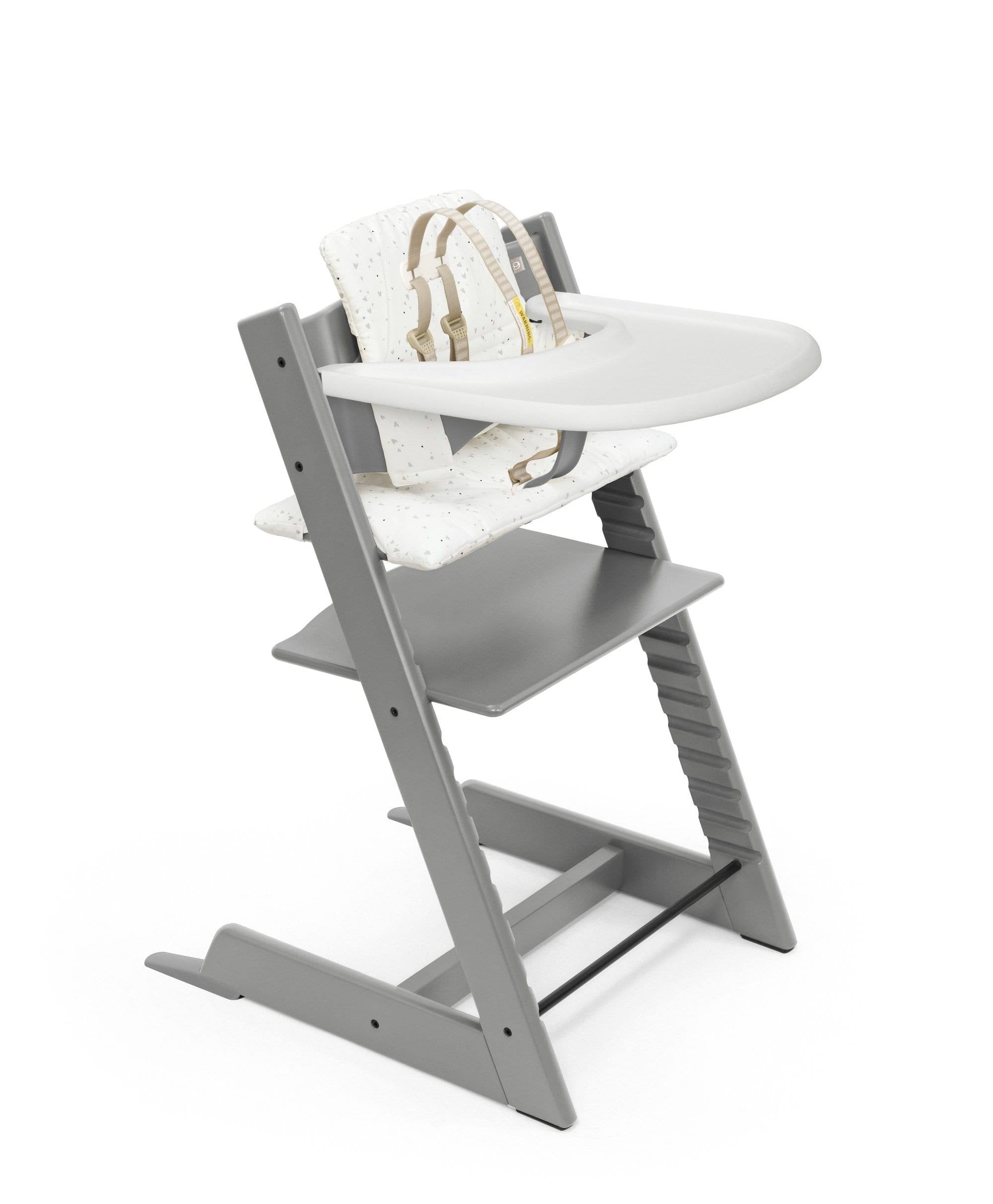 Natural / Icon Grey High Chair B315