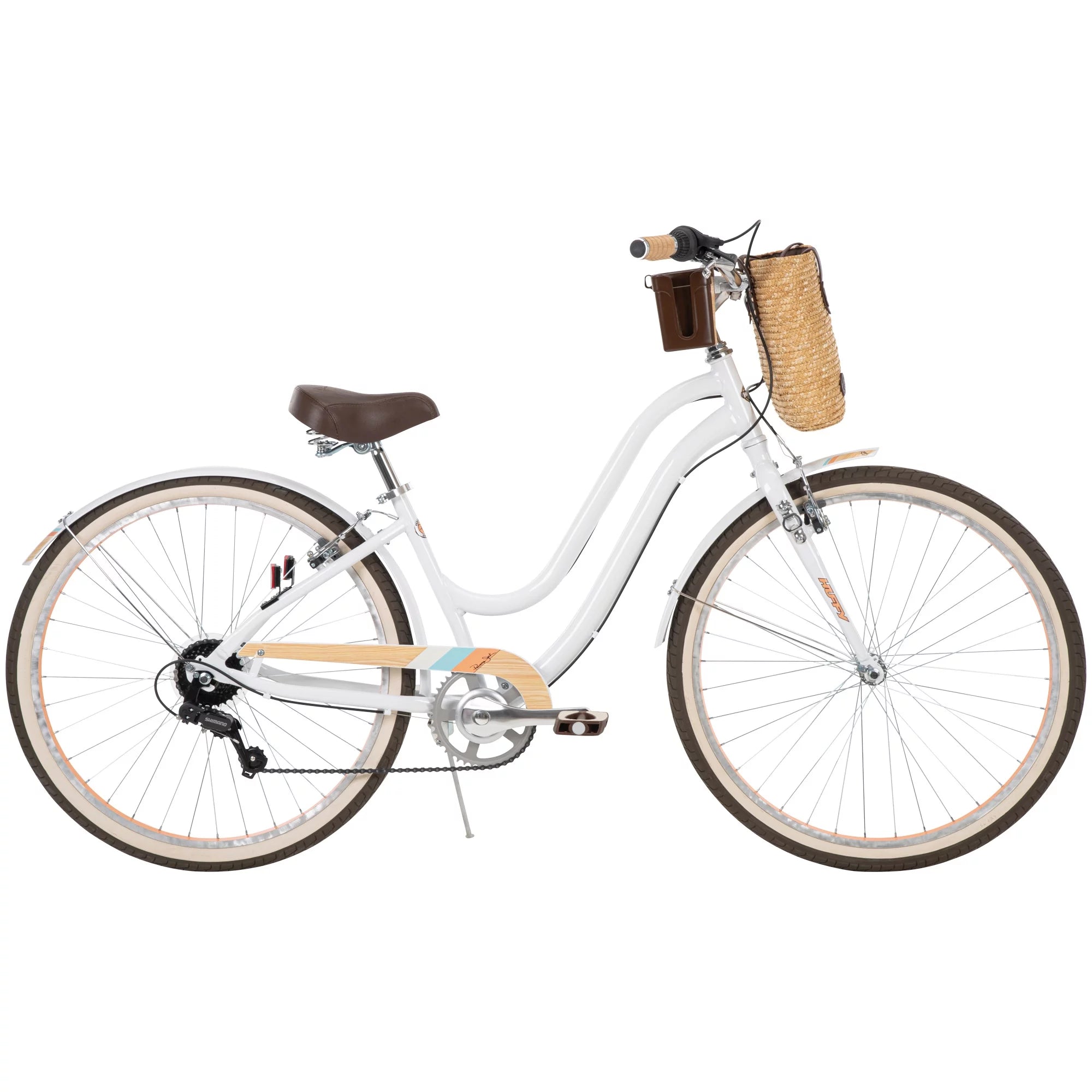 White 7-Speed Cruiser Bicycle H555158