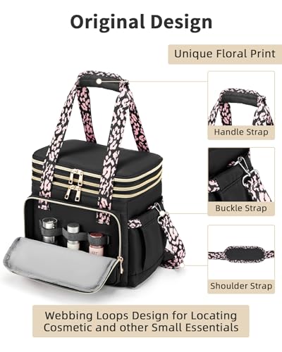 Black Expandable Insulated Lunch Bag L857