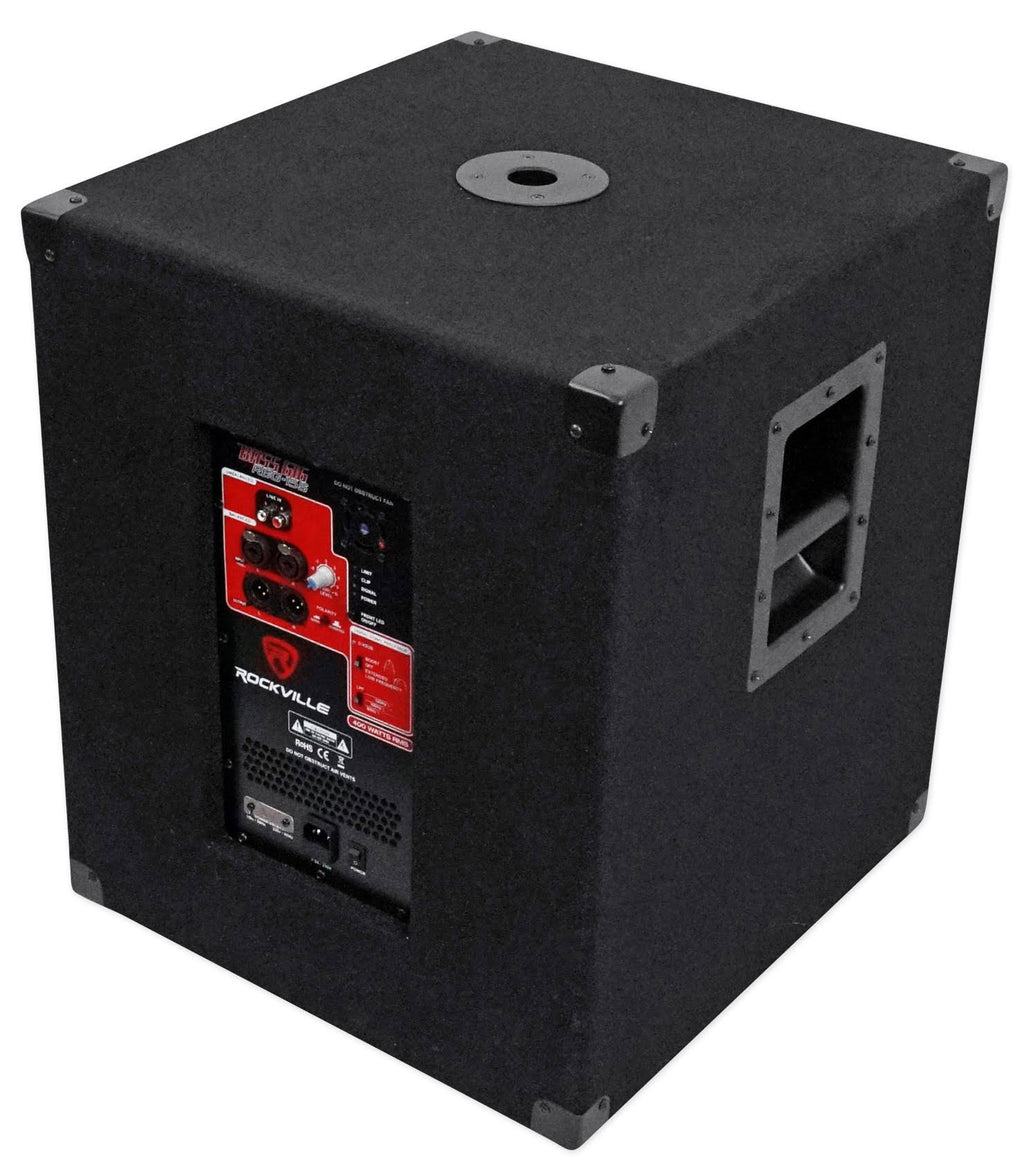 1600W Active Powered PA Subwoofer with Steel Casters B64857
