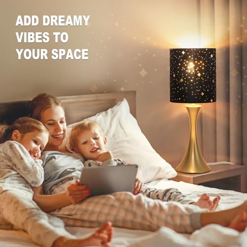 Beige Shade Cream Base 3 Way Touch Control Table Lamp Y2526