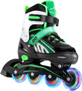 Adjustable Inline Skates with Full Light Up Wheels A366