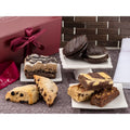 Chocolate Pastry Collection with Fudge Brownies, Whoopie Pie, Scones & Crumb Cake J37268