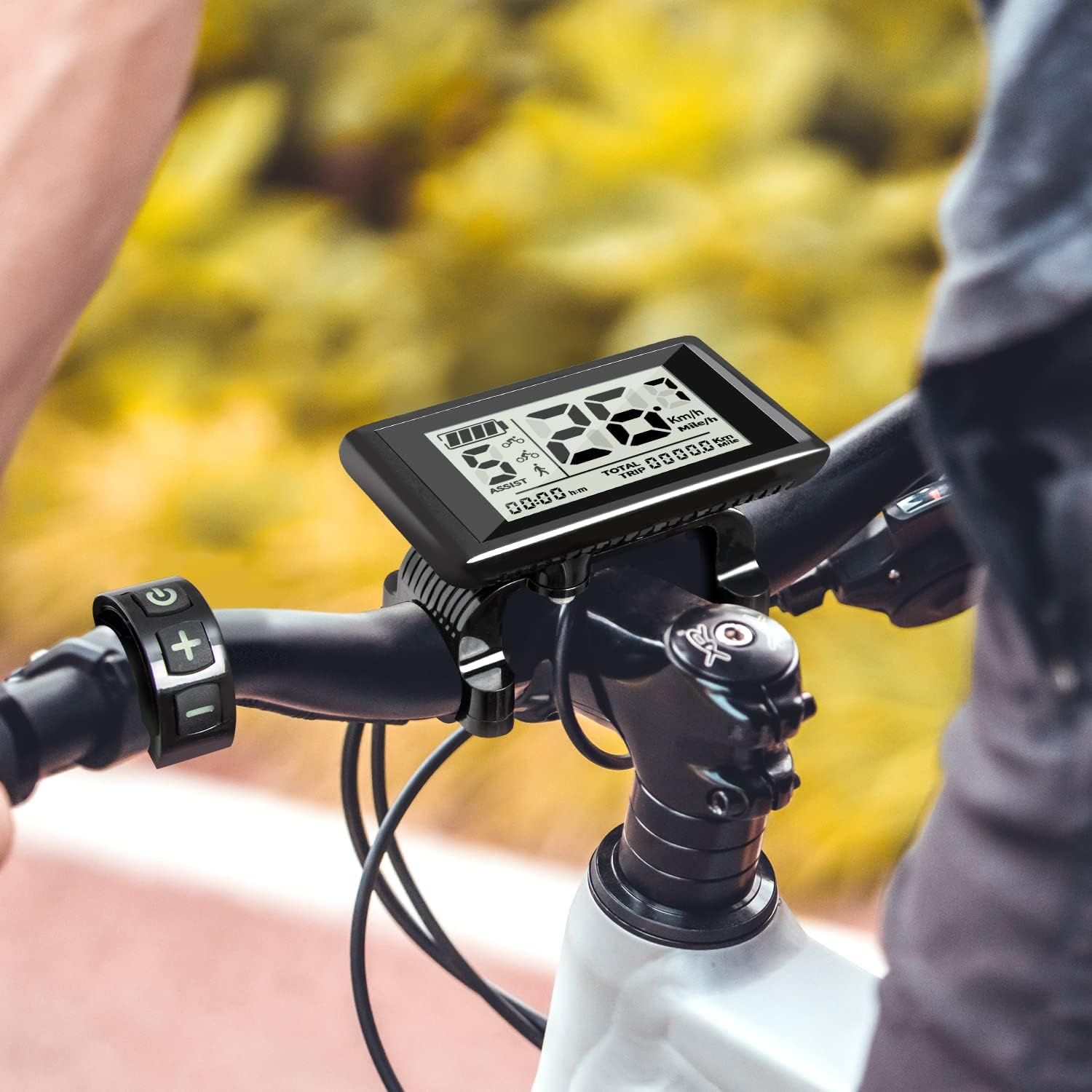 eBike Display for BAFANG Motor Electric Bike Computer with PAS UART Protocol S891