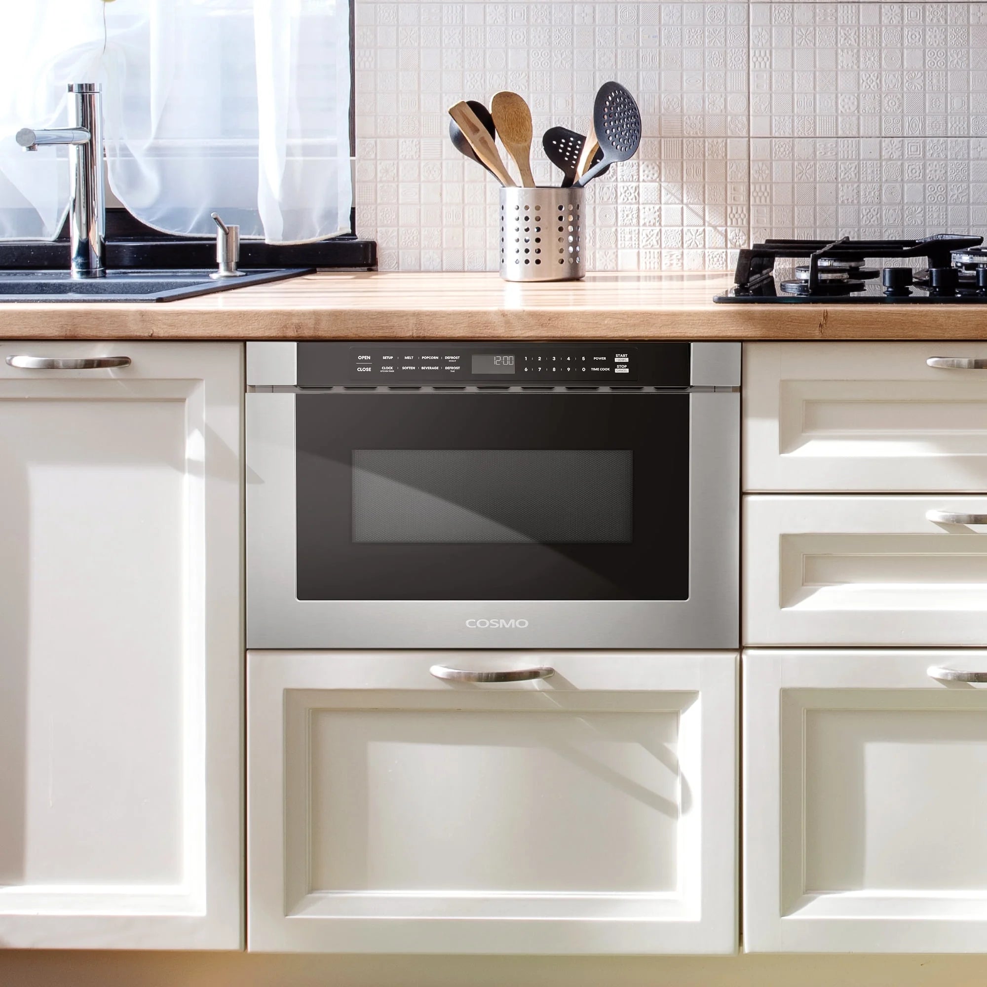 24 in. Built-in Microwave Drawer 1.2 cu. ft. Capacity in Stainless Steel E3043