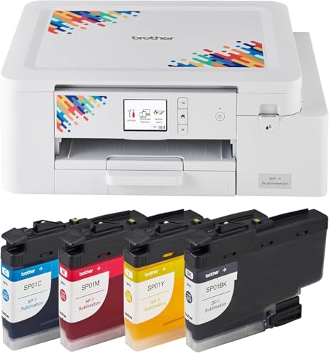 Sublimation Printer and 4-Color Sublimation Ink Cartridge Set K626753