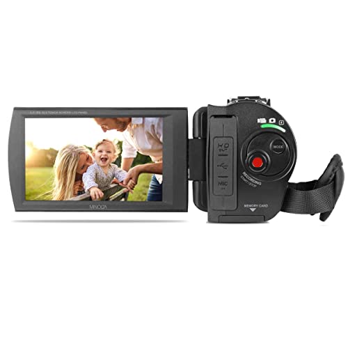 4K Ultra HD Camcorder with 10x Optical Zoom (Black) W150040