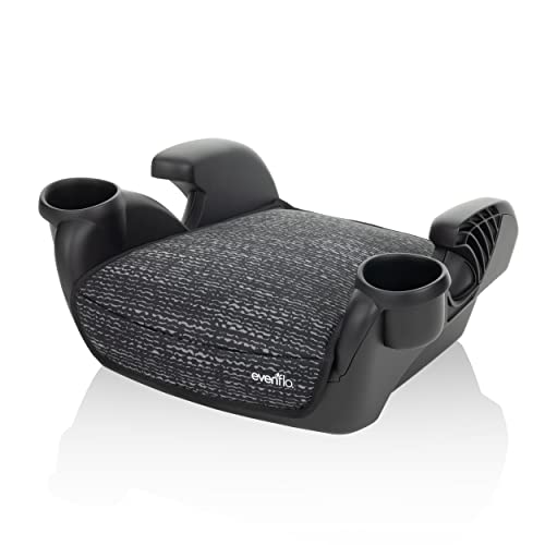 No Back Booster Car Seat (Static Black) (Pack of 2) M52803