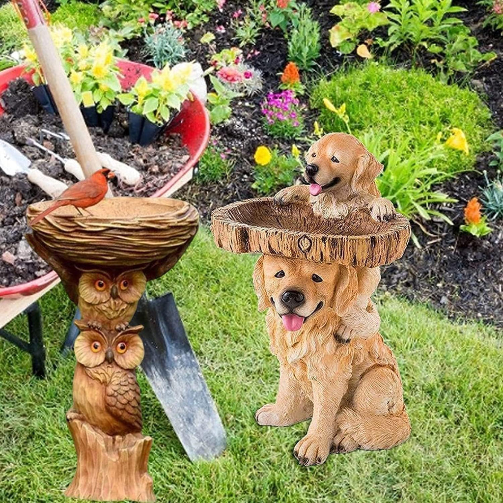 Resin Outdoor Bird Bath Bowl M207
