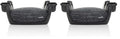 No Back Booster Car Seat (Static Black) (Pack of 2) M52803