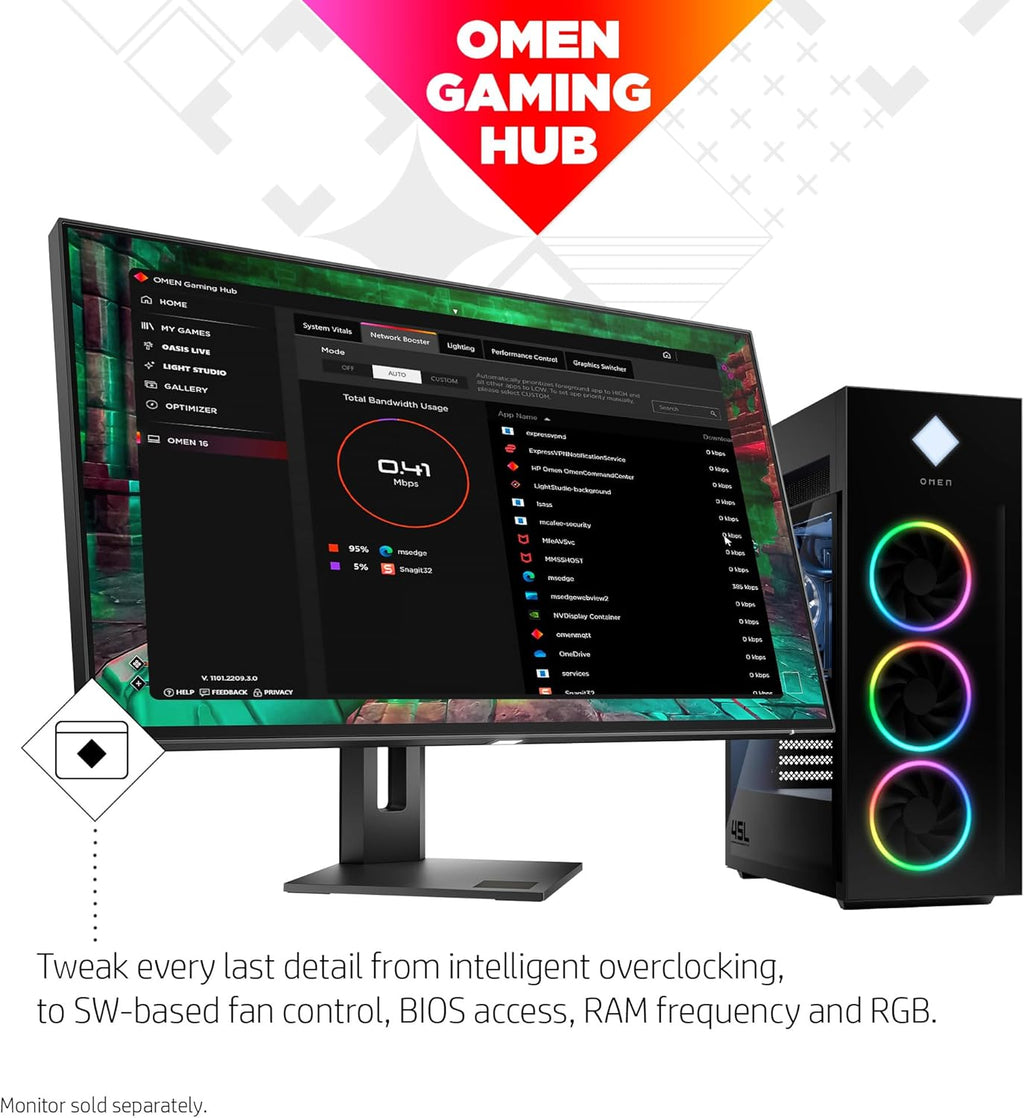 14th Generation Intel Core i7-14700K 32 GB RAM 1 TB Solid State Drive NVIDIA GeForce RTX 4070 SUPER Ti Graphics Windows 11 Pro Gaming Desktop H233813
