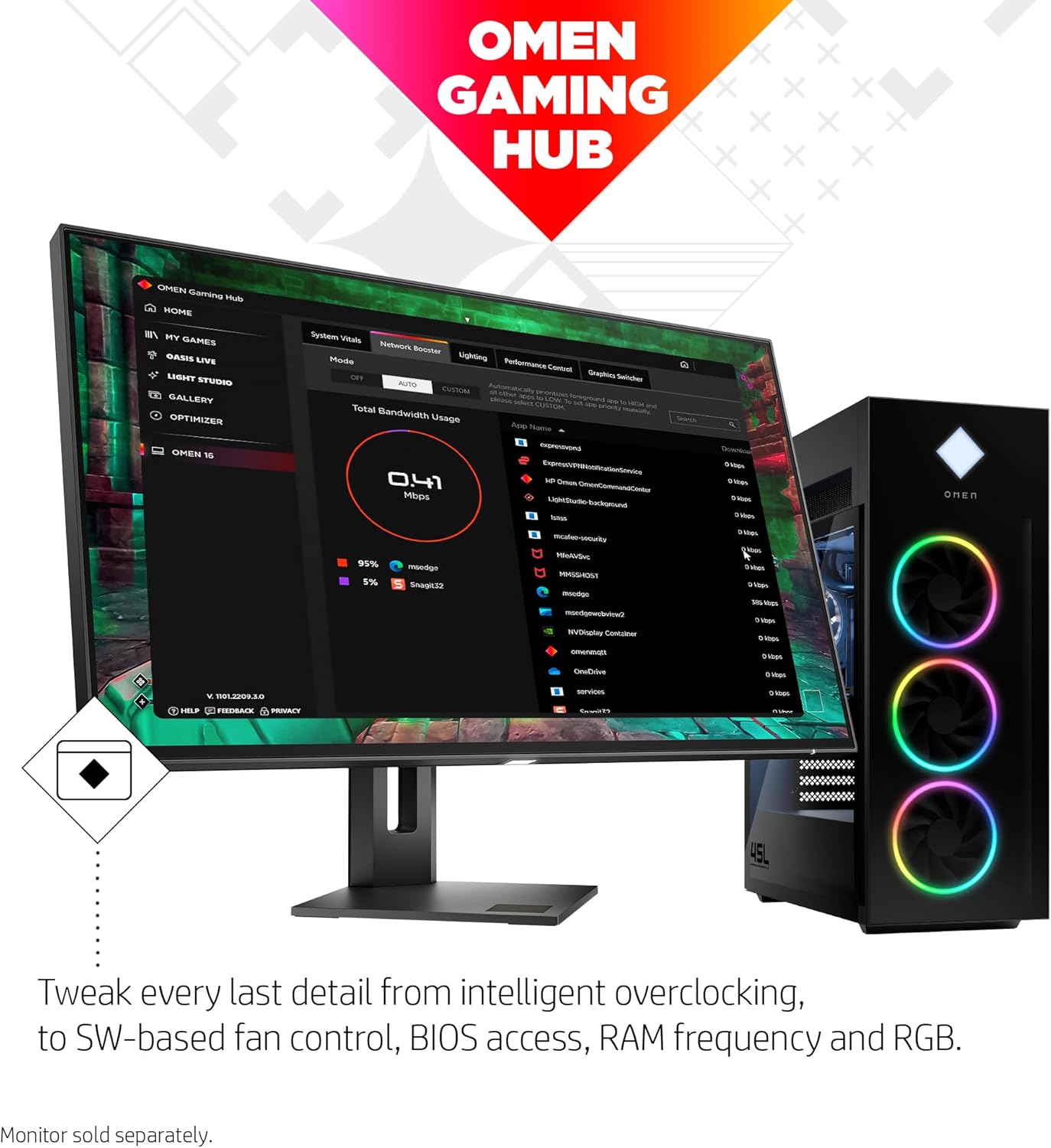 14th Generation Intel Core i7-14700K 32 GB RAM 1 TB Solid State Drive NVIDIA GeForce RTX 4070 SUPER Ti Graphics Windows 11 Pro Gaming Desktop H233813