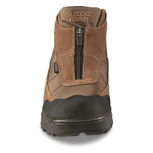 Men's Mid Zip Hiking Boots Waterproof Outdoor Shoes C165