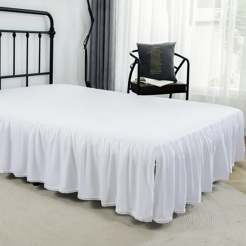 White Queen 14 Inch Drop Microfiber Bed Skirt S80325