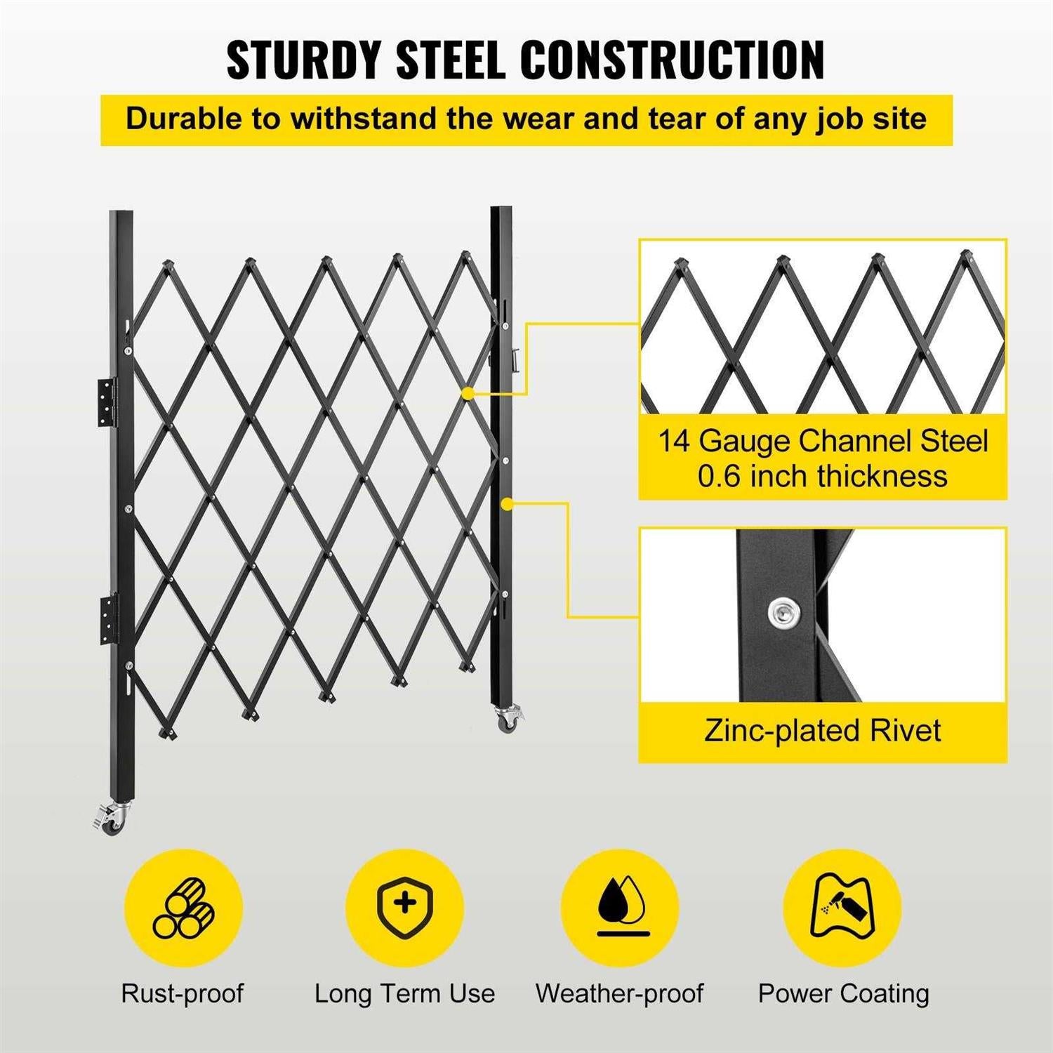 Single Folding Security Gate V240062