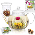 34 oz Heat Resistant Borosilicate Glass Teapot with Infuser G65392