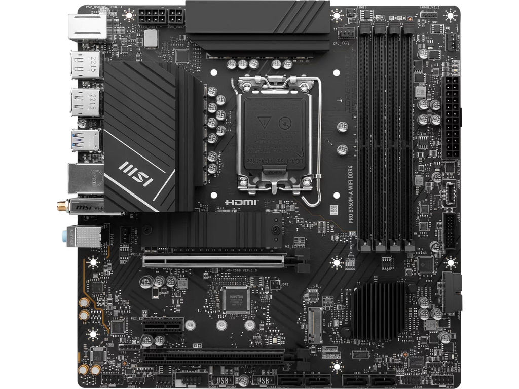 Micro ATX Motherboard with WiFi 6 and 2.5Gb LAN R105297
