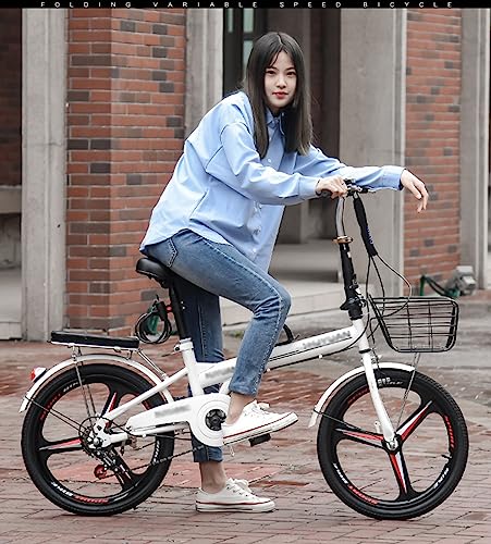 6 Speed High Carbon Steel Folding Mountain Bike W3981