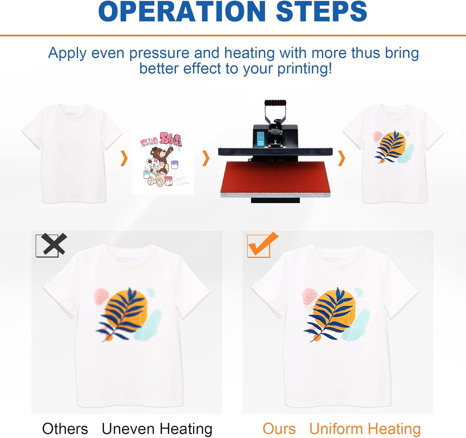 16x24" Clamshell Heat Press Machine X912