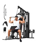 150LBS Weight Stack Multifunctional Home Gym Machine D355