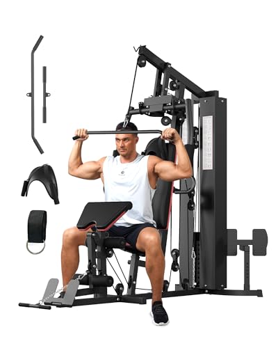 150LBS Weight Stack Multifunctional Home Gym Machine D355
