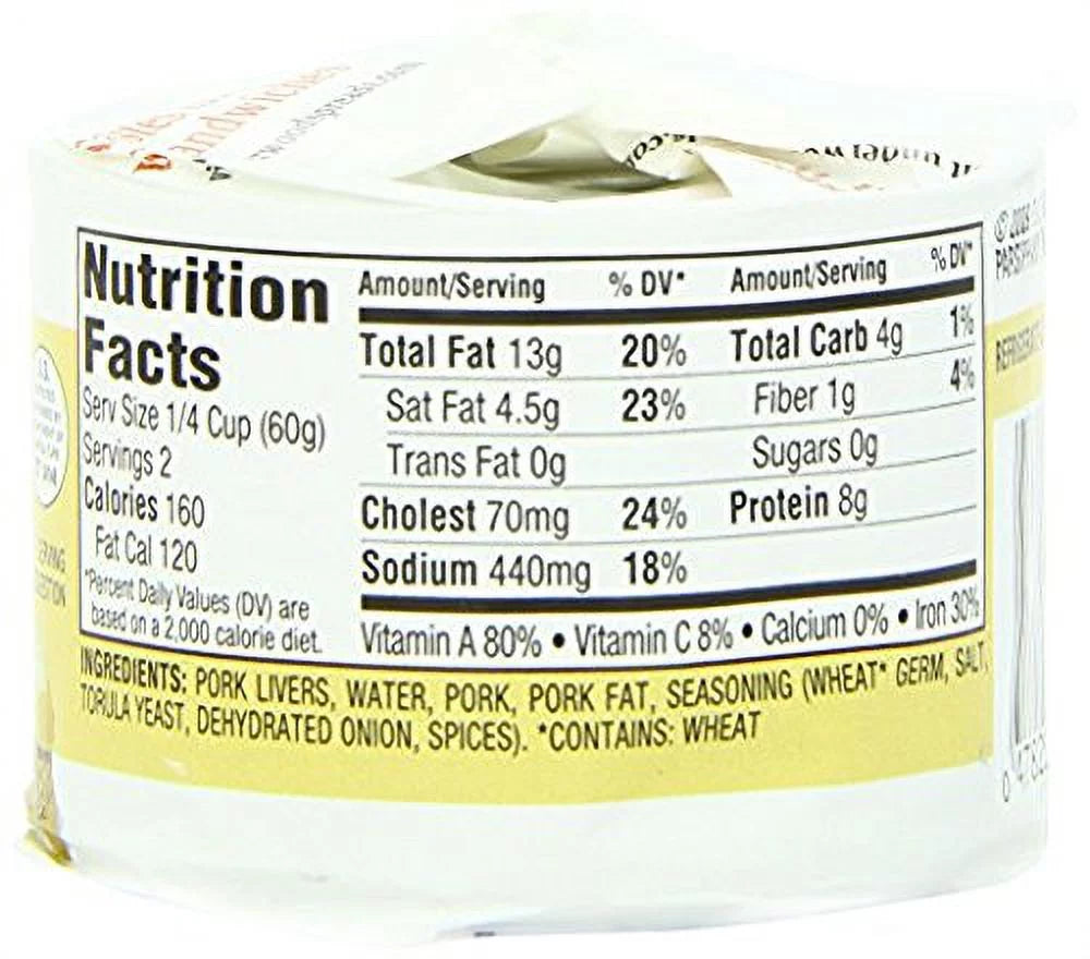 Liverwurst Spread 4.25 Ounce (Pack Of 2) U634308