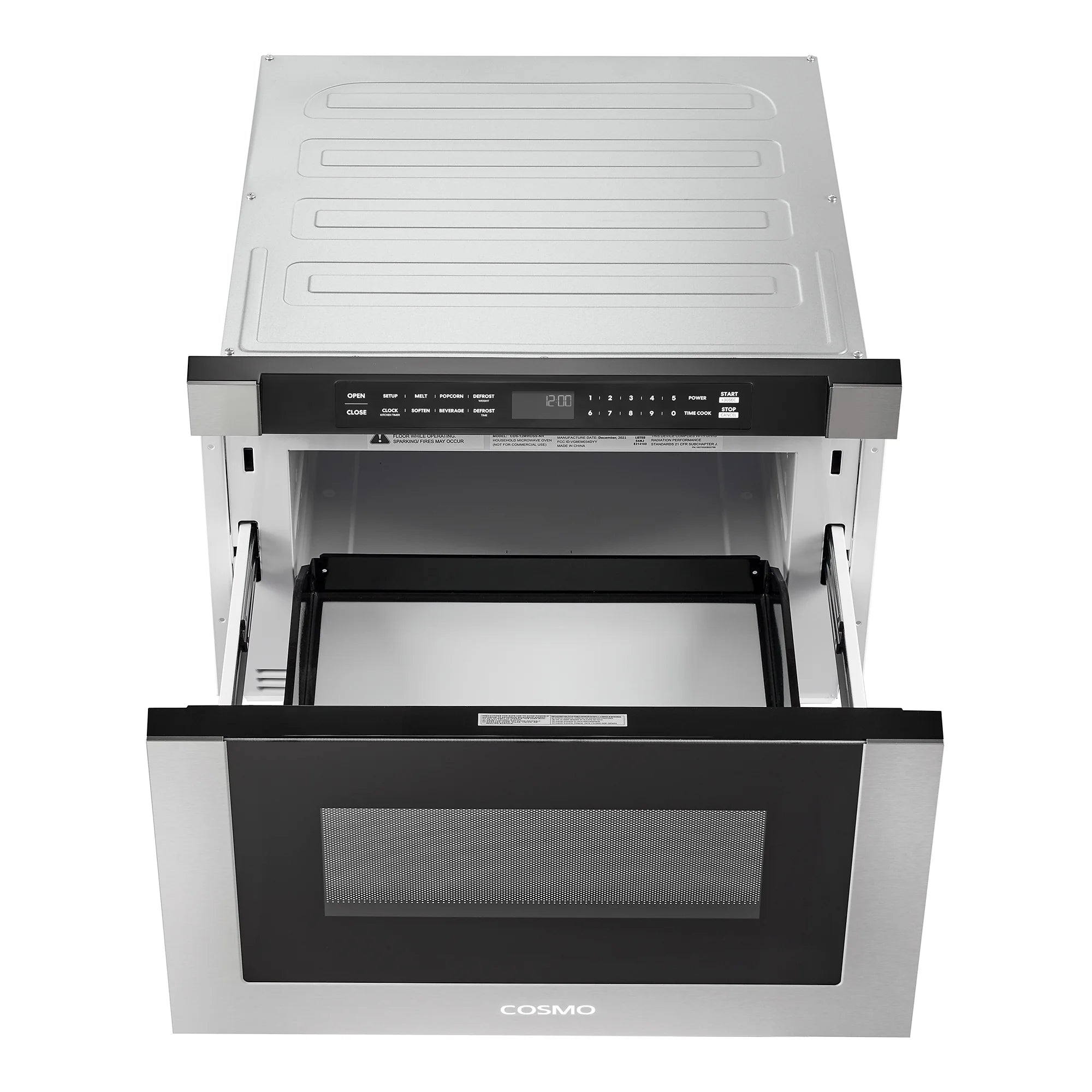 24 in. Built-in Microwave Drawer 1.2 cu. ft. Capacity in Stainless Steel E3043