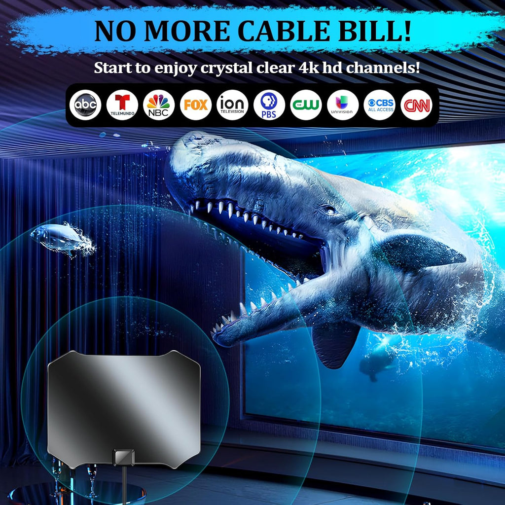 Digital TV Antenna with Amplifier Signal Booster X516